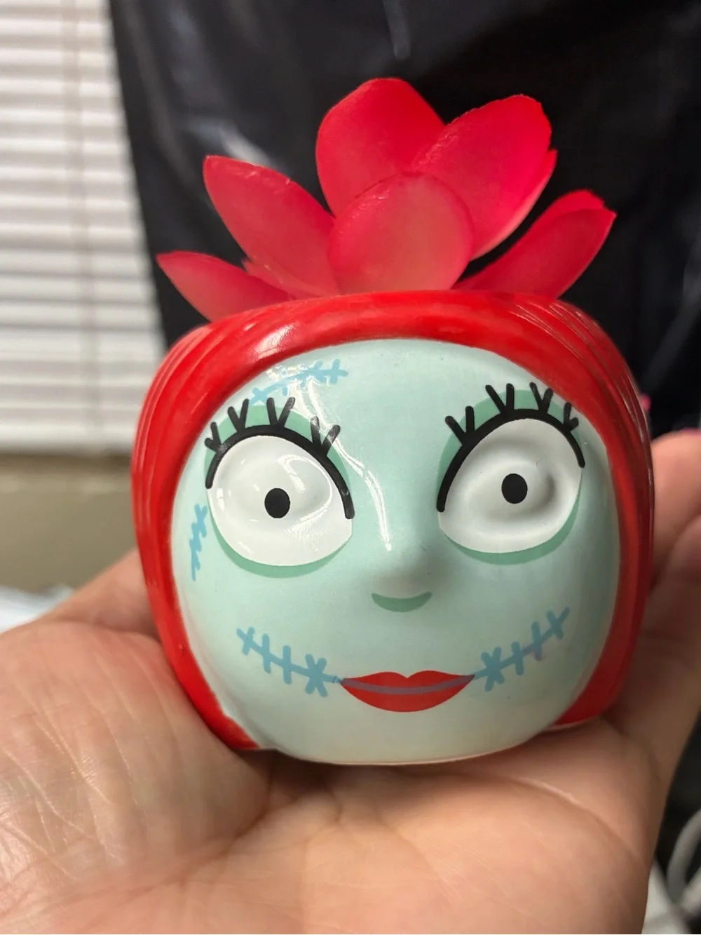 Nightmare Before Christmas “Sally” Mini Faux Succulent Plant
